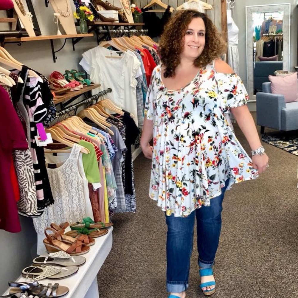 Plus size Garden party tunic